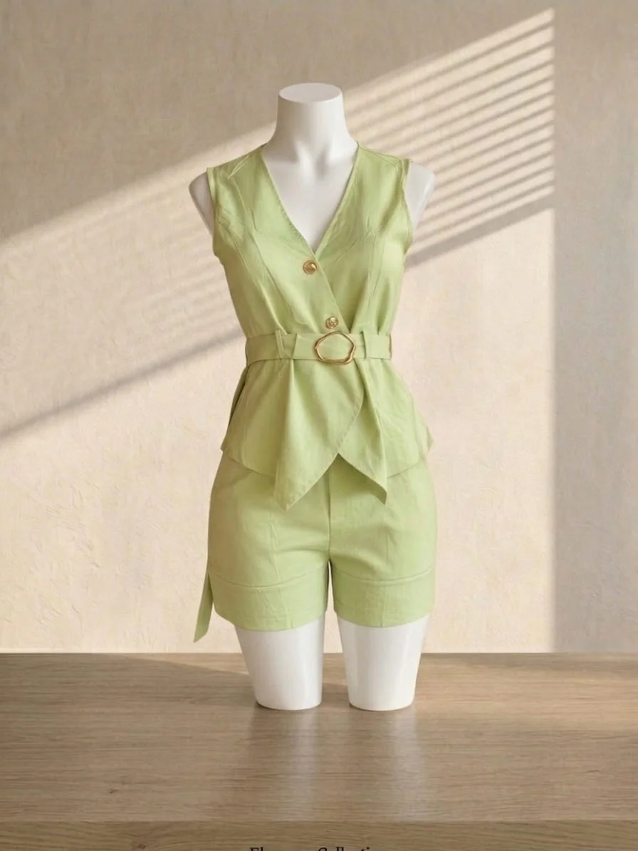 CONJUNTO FITNESS COM FIVELA
