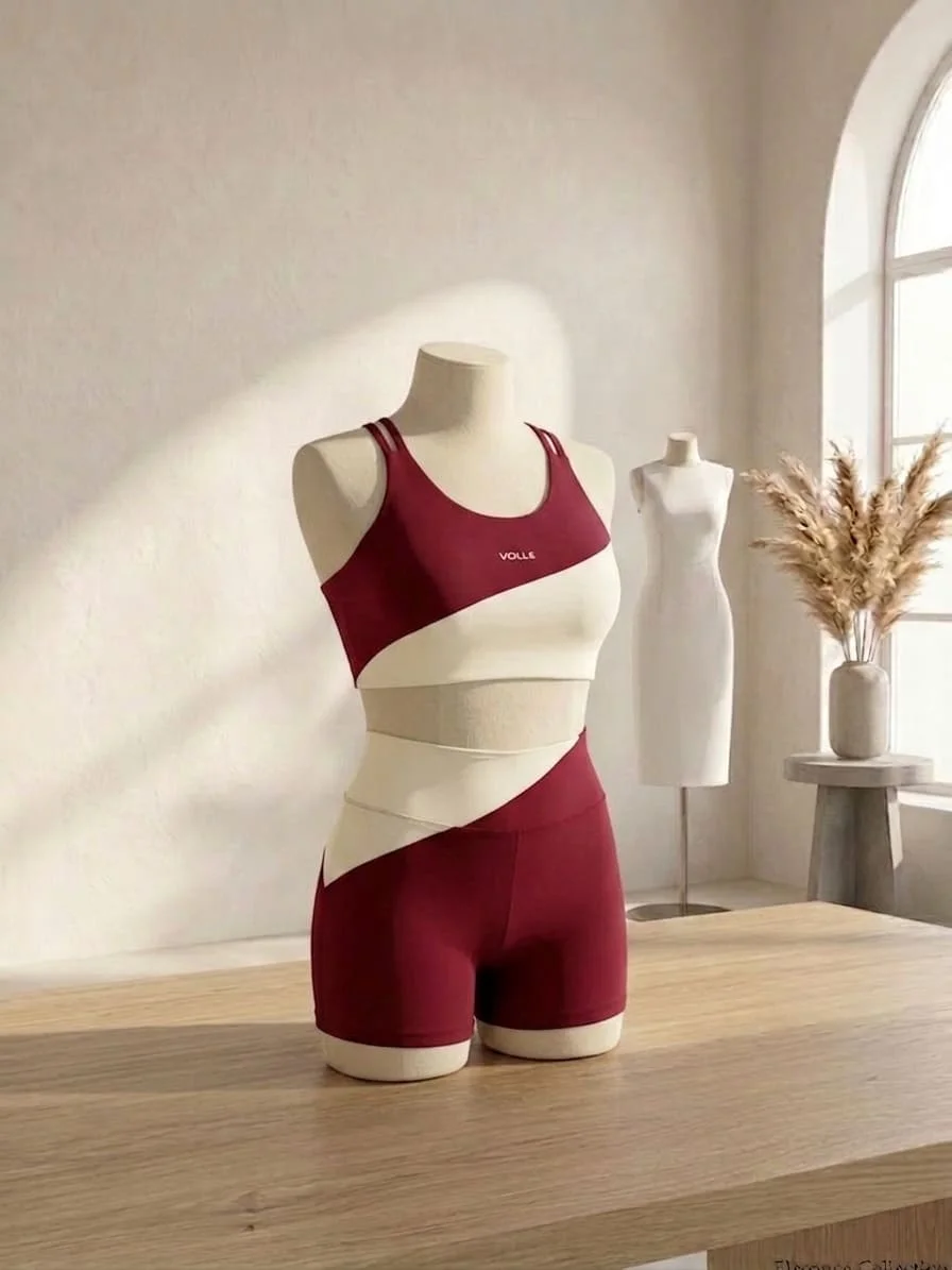 CONJUNTO FITNESS 2 CORES NO POLIAMIDA