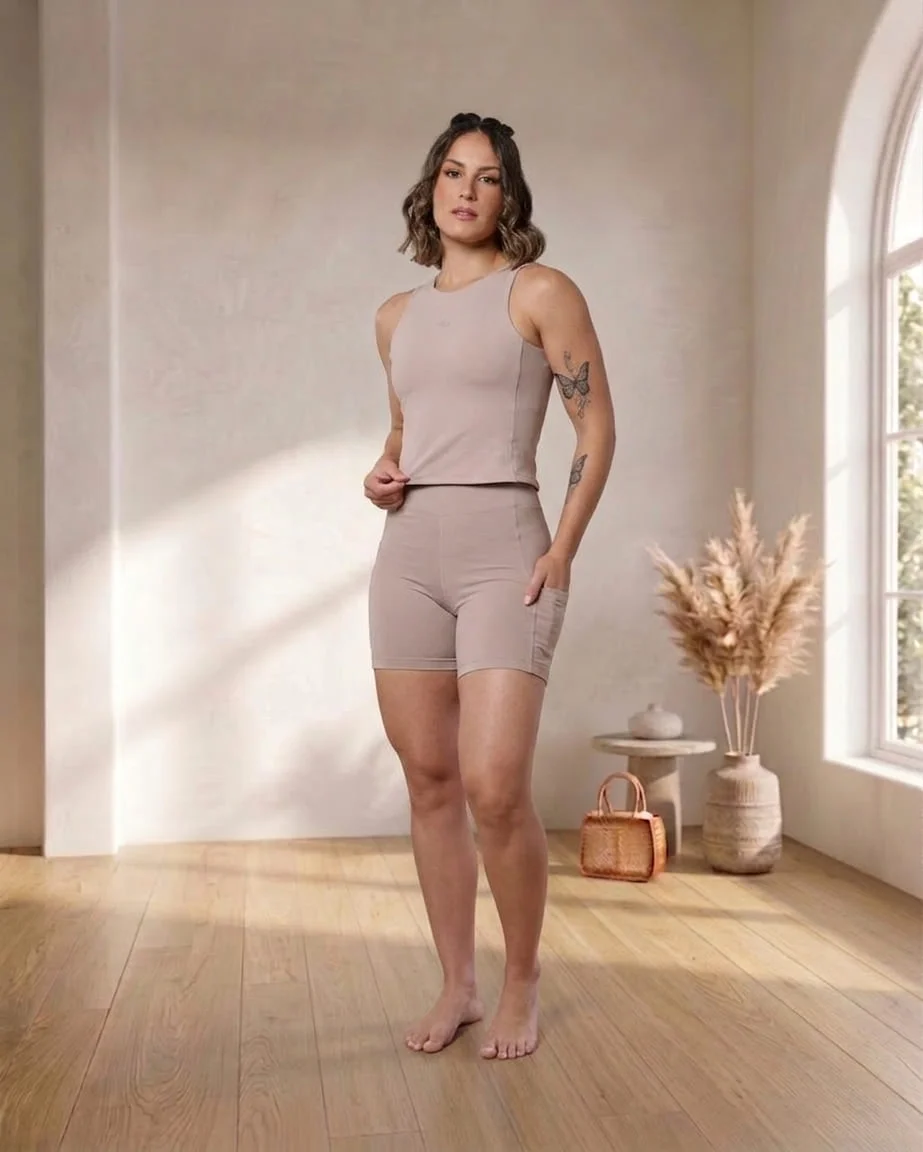 CONJUNTO FITNESS LISO PARA ACADEMIA